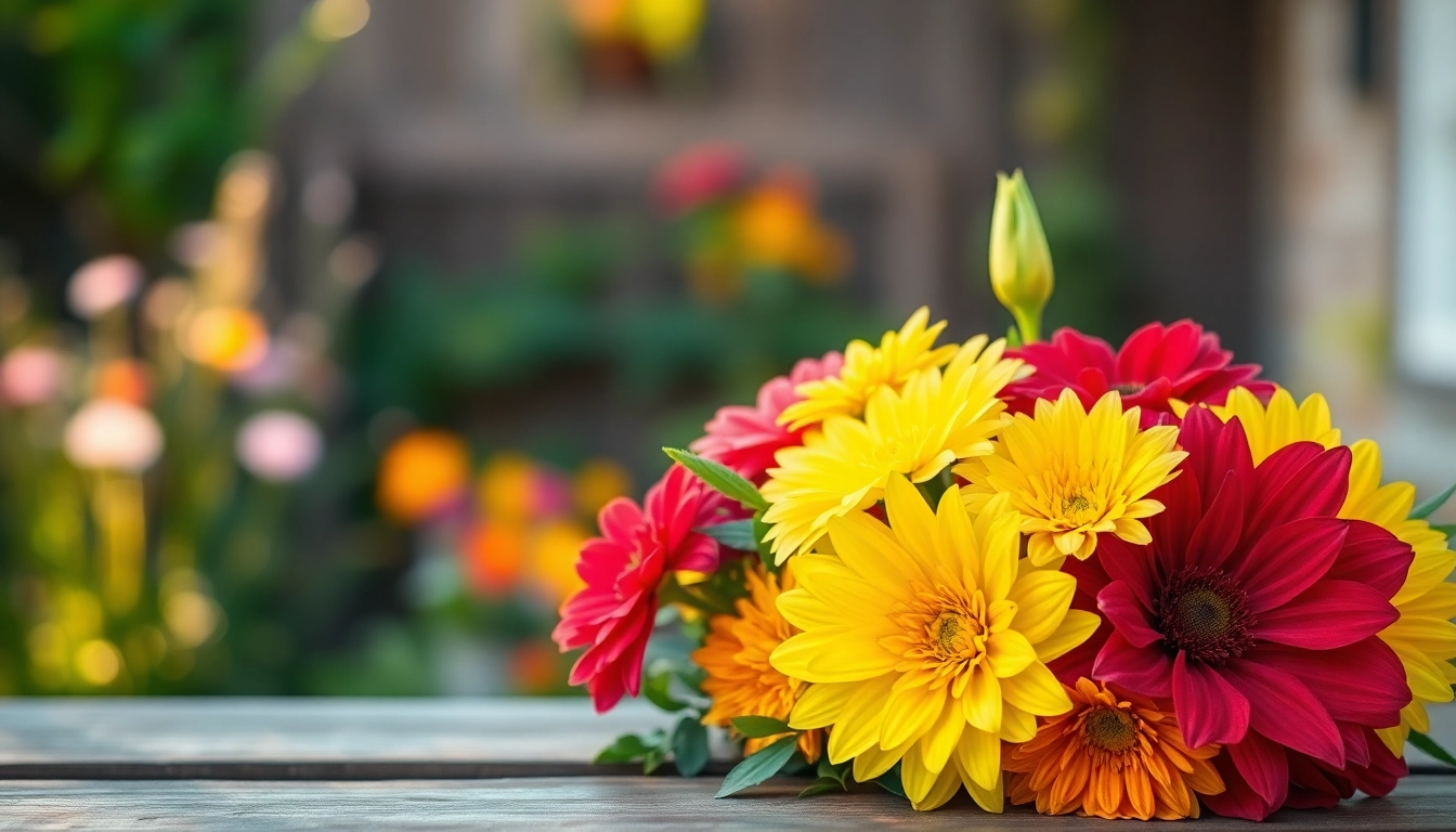 Stunning flower arrangement by a Fountain Valley florist showcasing vibrant colors and natural textures.