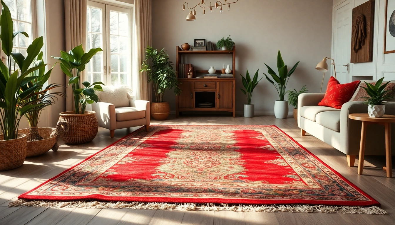 Showcasing the Zemmour vintage rug from https://labboho.com/collections/zemmour-vintage-rugs in a cozy living room setting.