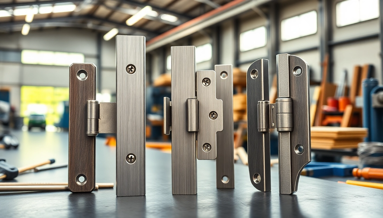 Explore diverse options from a leading Door Hinges Manufacturer showcased in a professional setting.