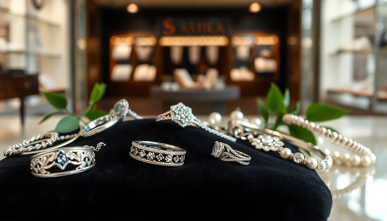 Shop stunning silver jewelry showcasing intricate designs and craftsmanship in elegant display.