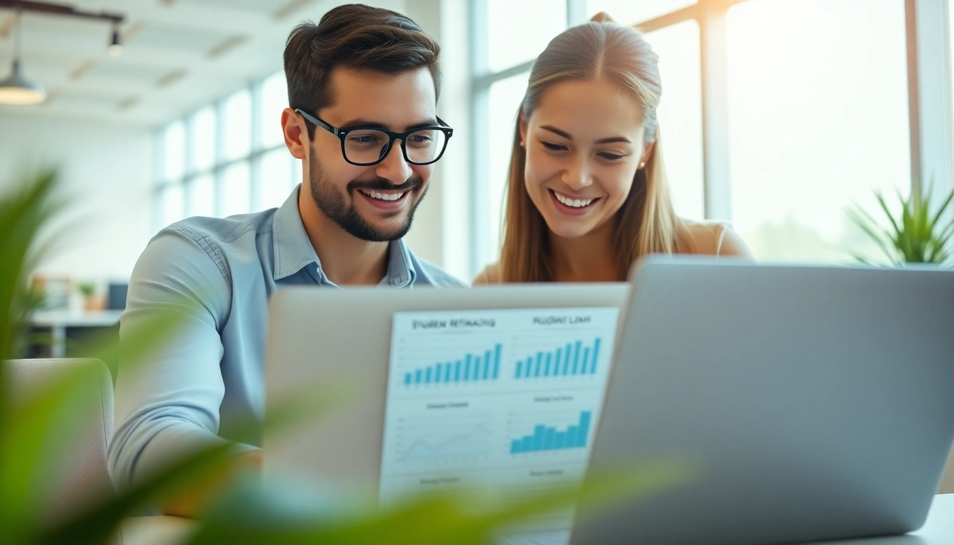 Engaging discussion on earnest refinance referral in a modern office setting.