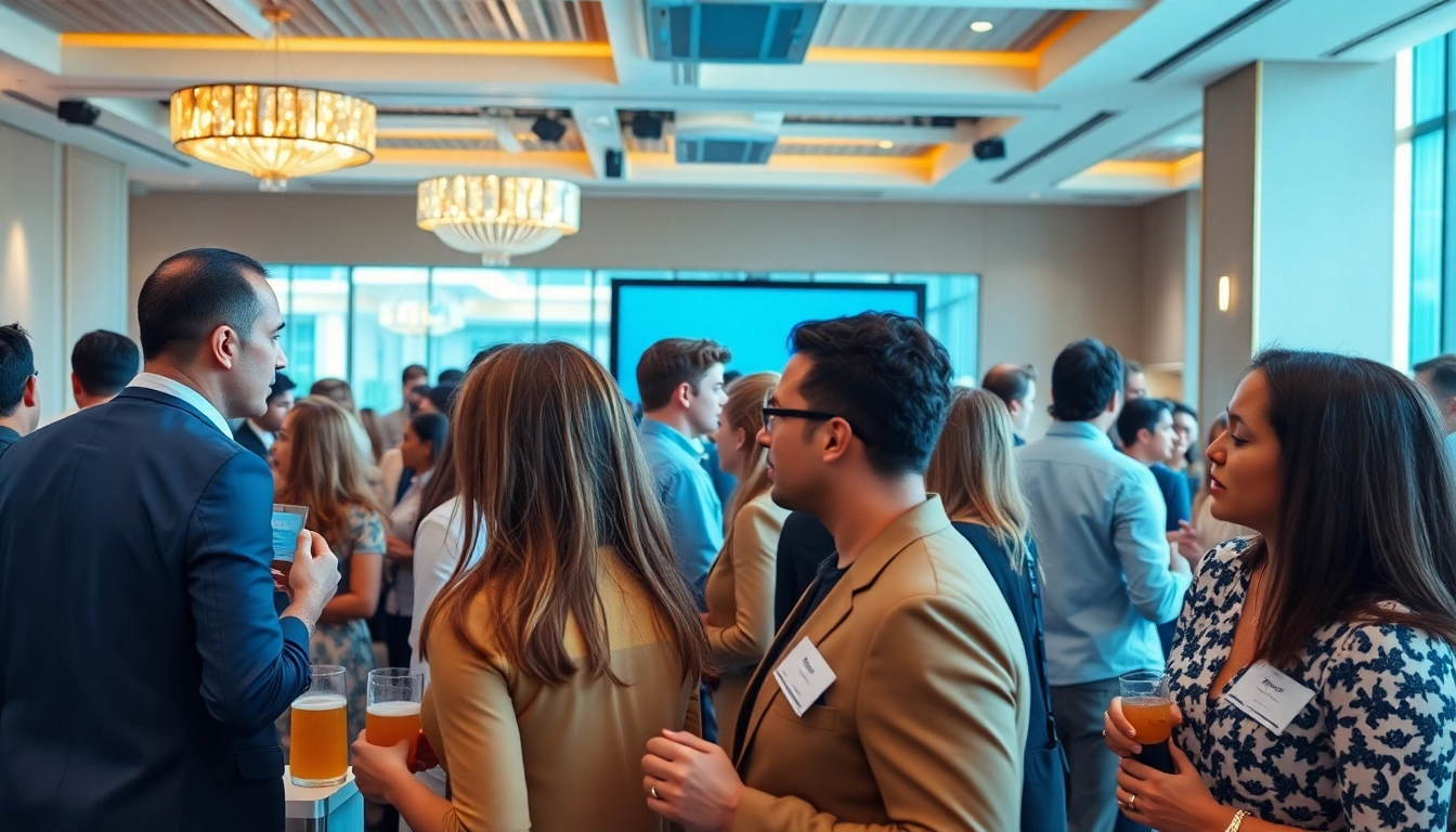 Showcasing Miami corporate event videography photography at a vibrant corporate gathering.