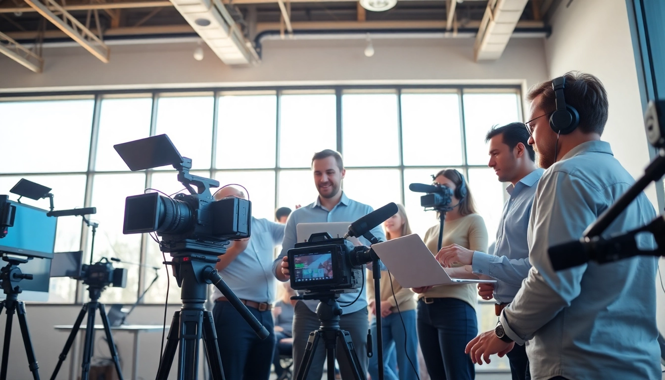 Showcasing a collaborative environment of edmonton production companies with dynamic filmmaking activities.